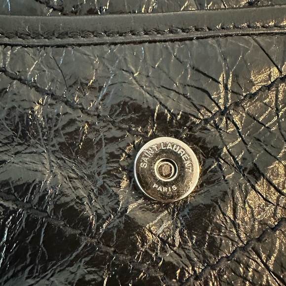 YSL saint Laurent Nikki baby vintage leather black - Picture 12 of 16